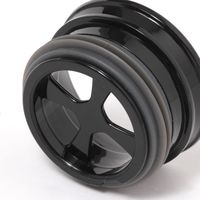 交換用 ワンタッチハンドルキャップ ブラック LAKOLE/ラコレ