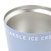ステンレスアイスクリームカップ ブルー LAKOLE/ラコレ