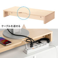 サンワサプライ 卓上モニター台(木目) MR-LC103M 1個（直送品）