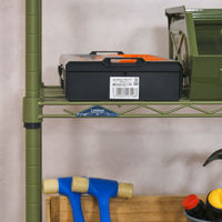 ドウシシャ ルミナスEXラック　4段　幅445×奥行295×高さ1040ｍｍ　カーキ