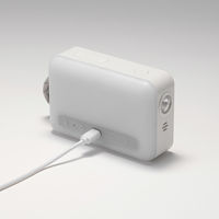 CITIZEN（シチズン）ランタンクロック　縦79×横120×奥行40mm　ライトグレー　1個