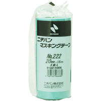 ニチバン マスキングテープ 222ー20 20mm×18m(6巻入り) 222H-20 1PK