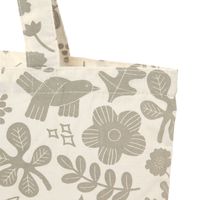 プリントレッスントートバッグ ホワイト studio CLIP