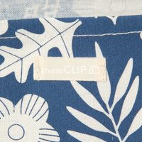 プリントレッスントートバッグ ネイビー studio CLIP