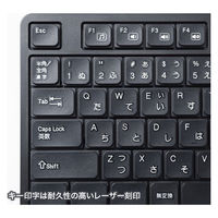 サンワサプライ ワイヤレス静音キーボード(2.4GHzワイヤレス・テンキーなし) SKB-WL38BK 1個（わけあり品）