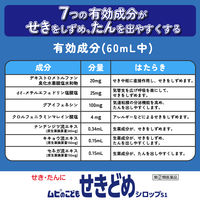 ムヒのこどもせきどめシロップS1 120ml 池田模範堂 いちご味 せき たん 生後3カ月以上8歳未満のお子様用【指定第2類医薬品】