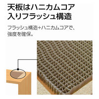 大洋 Shelfit オーダーコンソール 幅600×奥行595×高さ883mm ホワイトウッド OC9060 DD WW 1台（直送品）