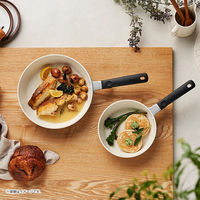 京セラ フライパン 26cm IH ガス火対応 セラミック加工 ベージュ CFー26CーWBG 1個