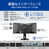 iiyama 34インチウルトラワイドモニター 上下昇降機能  XUB3493WQSU-B6 1台