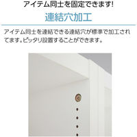 大洋 Shelfit オープス デスクユニット 幅750×奥行448×高さ1785mm ホワイト 1台（直送品）