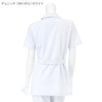 【再検品商品】ナガイレーベン 女子上衣 半袖 ホワイト L HO-1912（わけあり品）