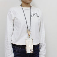 パラデック カテバ　スマホ充電ストラップ　ショルダータイプ　KTVー130LーGY KTVー130LーGY 1個