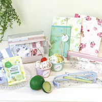 ラボクリップ メモ ドルチェーノ ジェラートカフェ ブルー B22-GCML01-BL 勝竜社（わけあり品）