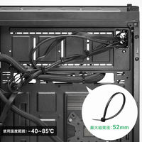 サンワサプライ  結束バンド（屋外用・耐候性・長さ203mm・幅4.6mm・50本入り） CA-623UV（直送品）