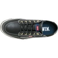 フェアストーン EDIWN 鋼鉄製先芯入 キックバック セーフティーシューズ esm104 BLACK 27.0cm　1足（直送品）