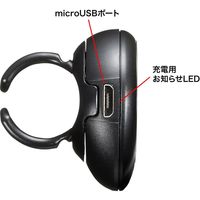 サンワサプライ ワイヤレスプレゼンター レーザーレス 充電式 プレゼン機能 ソフトウェアポインター機能 LP-RF114BK 1個