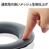 Oculus Quest2用 クッションパッド 大型 軽量 負担軽減 グレー VR-Q2CUH01GY エレコム 1個（直送品）