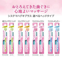 システマ ハグキプラス ハブラシ ワイドヘッド ふつう ライオン 歯ブラシ 歯周病ケア