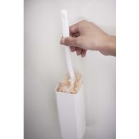 tower（タワー） マグネットハンディーワイパーホルダー ホワイト 1個 山崎実業