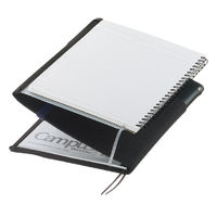 コクヨ カバーノートシステミックリングA5黒合皮 ノーV685B-D 1セット(2冊)