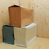 丸玉工業 ラミクロスバッグ　Ｍ　ライトブラウン 90371175 1セット（5枚）