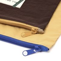 LABELフラットポーチＬ イエロー studio CLIP