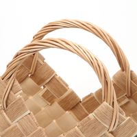 コットンウッドトライアングルバスケットM ナチュラル studio CLIP