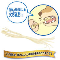 ドギーマン ホワイデント 歯間ケア デンタルフロス ホワイト SS 超小型犬向き 30g（14本）3袋 ドッグフード 犬用 おやつ