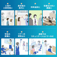 サンワサプライ ワイヤレスガイドシステム MM-WGS6 1個