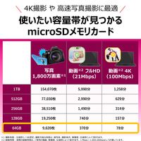 キオクシア microSDカード 64GB SDXC UHSーI R210 国内サポート KMUH-C064G 1枚