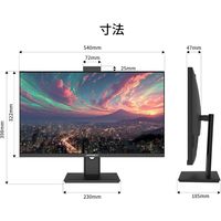 JAPANNEXT 23.8インチ 液晶モニター Webカメラマイク内蔵 JNーIPS238FーCMS 1台