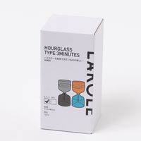 バイカラー砂時計(3min) モノトーン LAKOLE/ラコレ