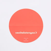 大成紙器製作所 SWING LETTER Congratulations 1セット（1個×2）グリーティングカード　お祝い