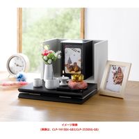 【軒先渡し】朝日木材加工 ペット仏壇 クロシェ 幅290×奥行217×高さ241mm グレーブラック CLP-2530SG-GB 1個（直送品）