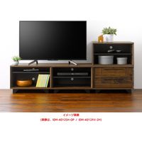 【軒先渡し】朝日木材加工 インダスタ ローボード 幅1150×奥行390×高さ386mm ブラウン IDM-4012AV-2H 1台（直送品）