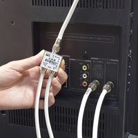 サン電子 新4K8K衛星放送対応分波器 4SP-K77R-WP 2個（直送品）