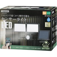 ソーラー式 3WLED センサーライト 2灯 SLR3LES2 ヤザワコーポレーション