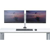 サンワサプライ 水平多関節液晶モニタアーム(H420 左右2面) CR-LA1802 1台（直送品）