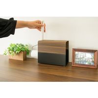 宮武製作所 TEER（ティール） ハンディクリーナースタンド 幅200×奥行80×高さ165mm ブラウン HC-1100M_BR 1個（直送品）