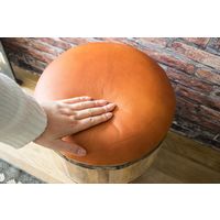 宮武製作所 MASALA（マサラ） 樽型スツール 座面レザー CH-L3650 1脚（直送品）