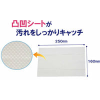 山崎産業 コンドル トイレ用流せるクリーナーシート 24枚入　トイレシート　トイレ掃除シート　1セット(20個:2個入×10袋入)