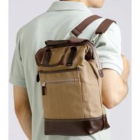 山一インターナショナル 日本製耐水帆布の3WAYバッグベージュ <エヴァウイン> a1965710（直送品）