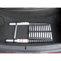 ヨシゼン 伸縮らくらくはしご 高さ2.6M 60297（直送品）