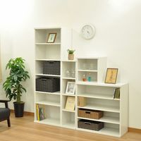 エイ・アイ・エス セレクト オープンシェルフ 専用 オプション棚 本体幅401mm用 ホワイト SS-OP40WH WH 1枚（直送品）