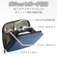 エレコム マグネットフラップインナーケース/13.3inch/ネイビー BM-IBMF13NV 1個