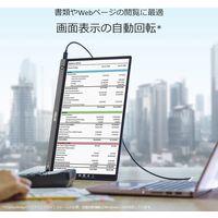 ASUS 15.6インチモバイルモニター MB16AHP バッテリー内蔵 テレワーク 在宅 リモート（直送品）