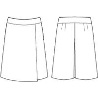 チクマ スタンダード・ペア ラップキュロット AR3834-1-13（直送品）