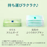 【生理用品】 ナプキン しっかり昼用 羽なし 20.5cm ロリエ スリムガード 1ケース（32枚×16個） 花王