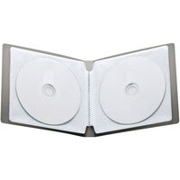 サンワサプライ CD・DVDケース ファイルタイプ 12枚収納 ブラック FCD-FL12BK 1個