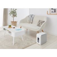 A4 クロスカット超静音パーソナルシュレッダー （7.5L/最大6枚細断）KP6HCS-S アイリスオーヤマ